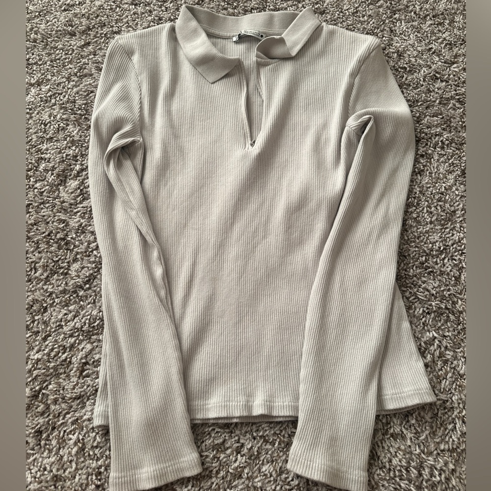 Half zipper shirt